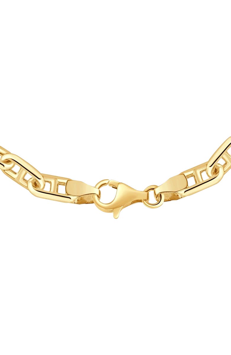 Bliss Diamond 14k Gold Marine Women's 24" Chain Necklace 22 Grams 5.5mm Thick, Alternate, color, 14K Yellow Gold