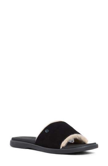 Reef Sunny Arrianah Cozy Faux Shearling Lined Slide Sandal