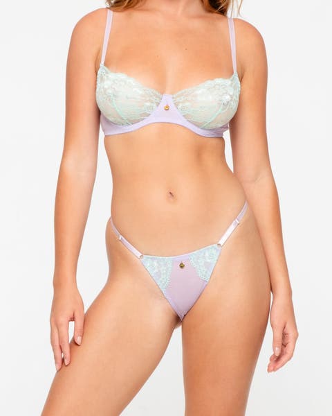 Aurielle Embroidered Lace Underwire Intimate Set