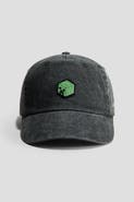 H&M Cotton twill cap with embroidered motif