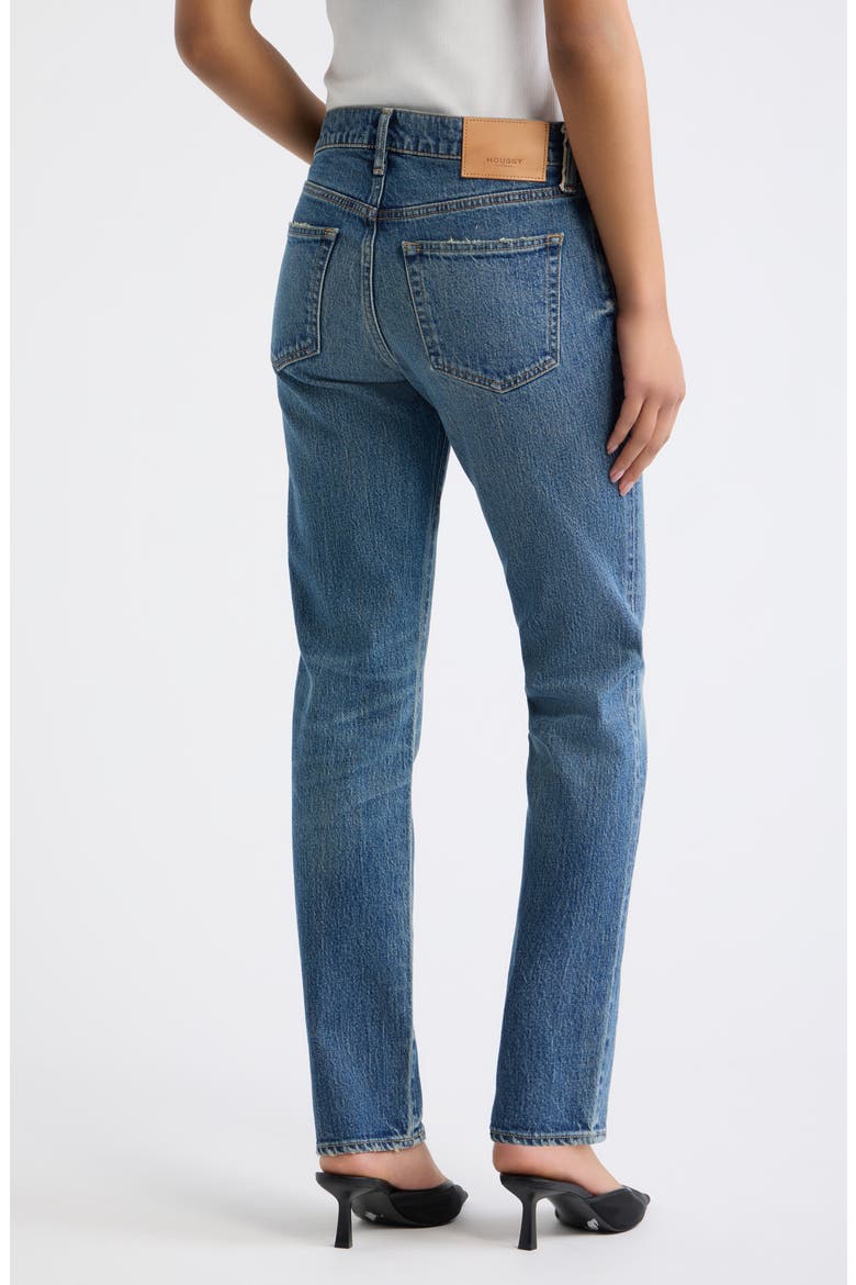 Fleet Slim Straight Jeans, Alternate, color, BLUE