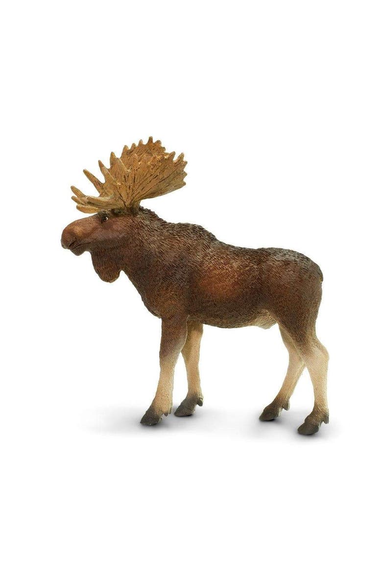Safari Ltd. Bull Moose Kids Toy Figure, Main, color, NO COLOR