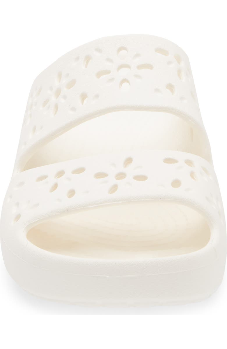 CROCS Classic Floral Cutout Slide Sandal, Alternate, color,
