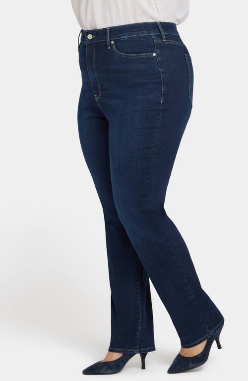 Nydj Marilyn High Waist Straight Leg Jeans In Blue