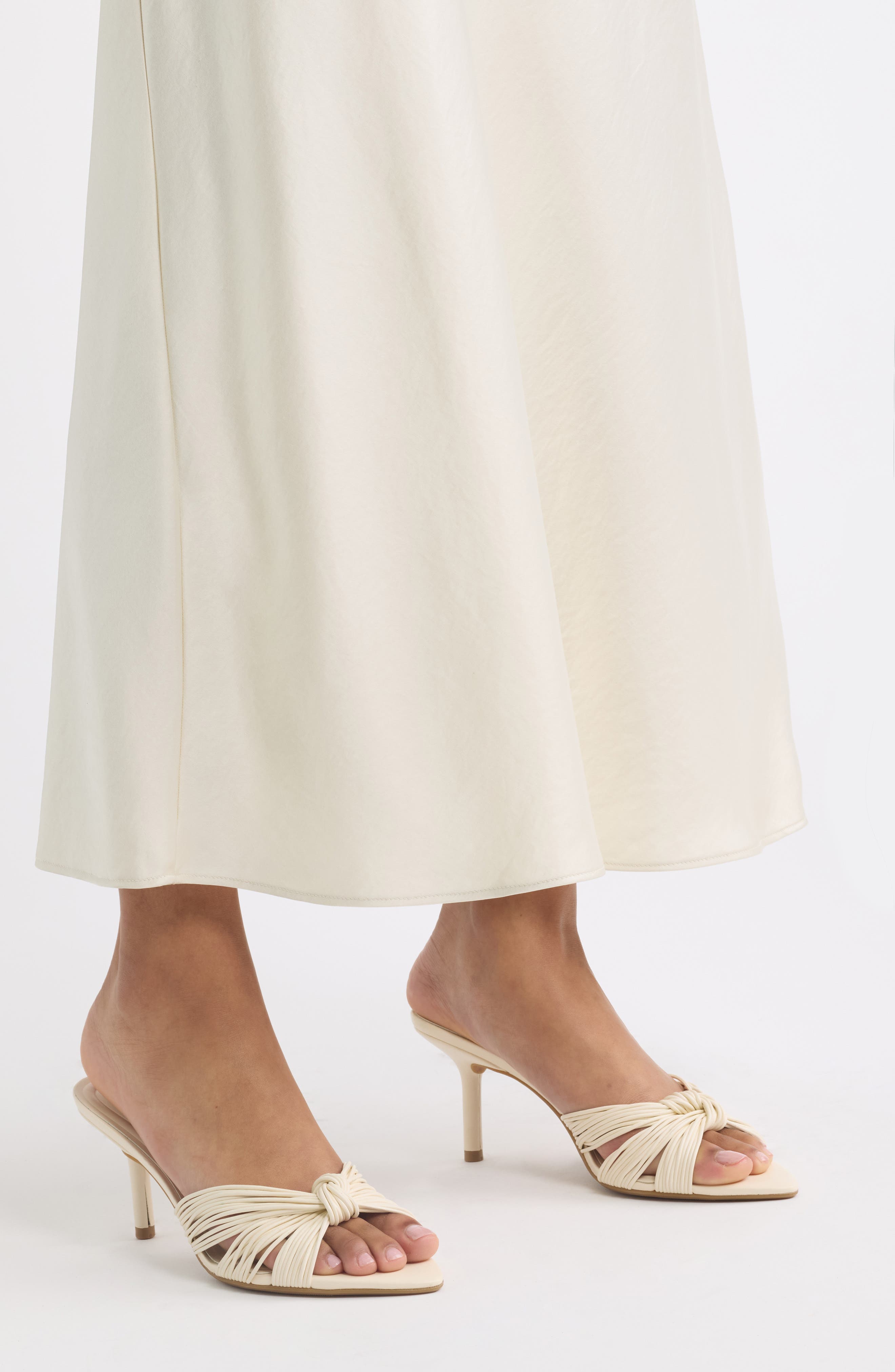 Nina Heeled Sandal, Alternate, color, IVORY EGRET