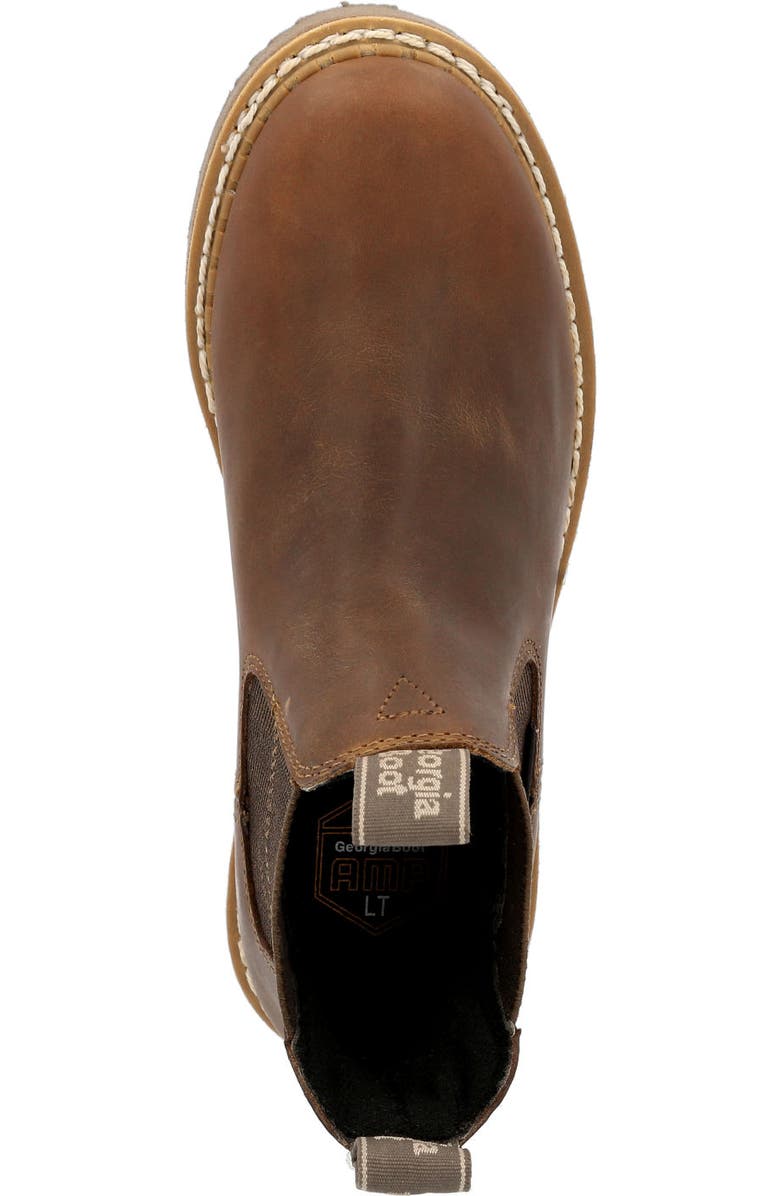 Georgia Boot Revamp Women's Chelsea Boot, Alternate, color, Brown