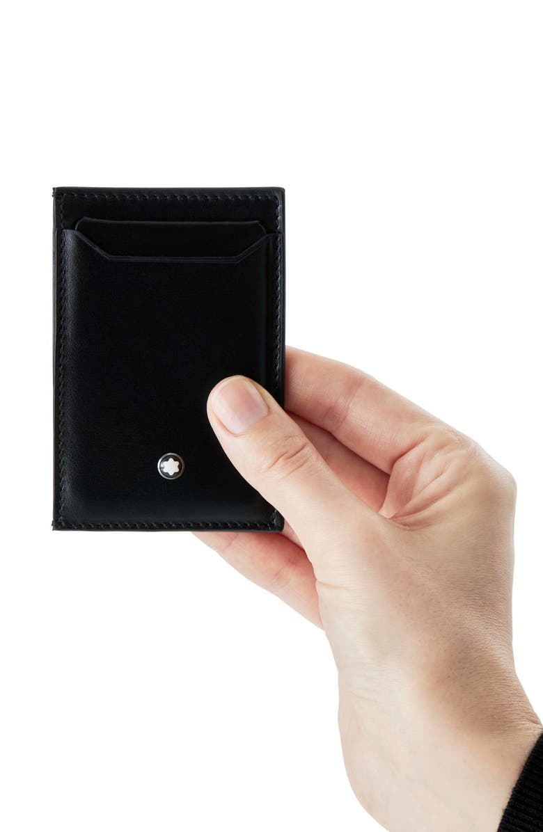 Montblanc Meisterstück Leather Card Case, Alternate, color,