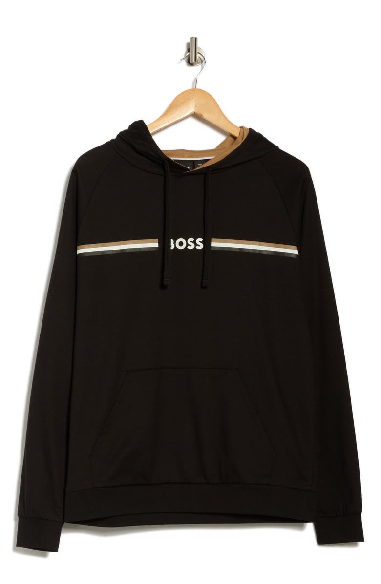 BOSS Authentic Hoodie, Alternate, color, Black