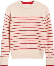 Caslon® Stripe Relaxed Fit Sweater
