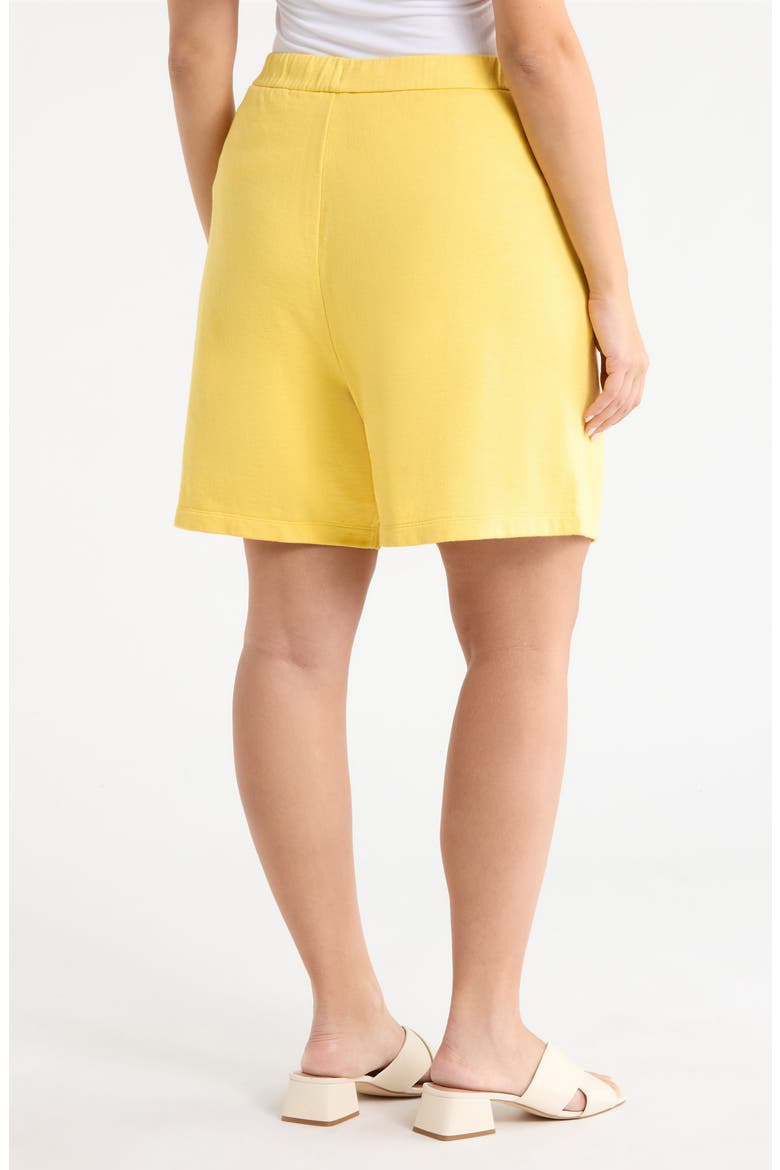Organic Cotton French Terry Drawstring Shorts, Alternate, color, SOLEI