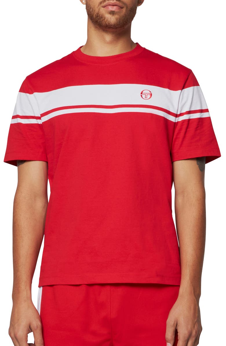 Sergio Tacchini Damarindo Cotton Crewneck T-Shirt, Main, color, 