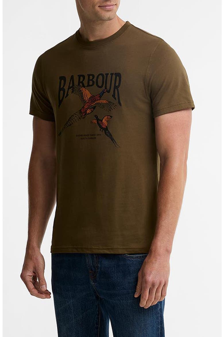 Pheasant Graphic T-Shirt, Alternate, color, BEECH