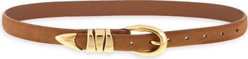 Chunky Metal Leather Belt