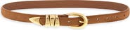 Madewell Triple Keeper Suede Belt