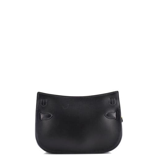 Pre-owned Hermes Hermes Jypsiere Bag Evercolor Mini In Black