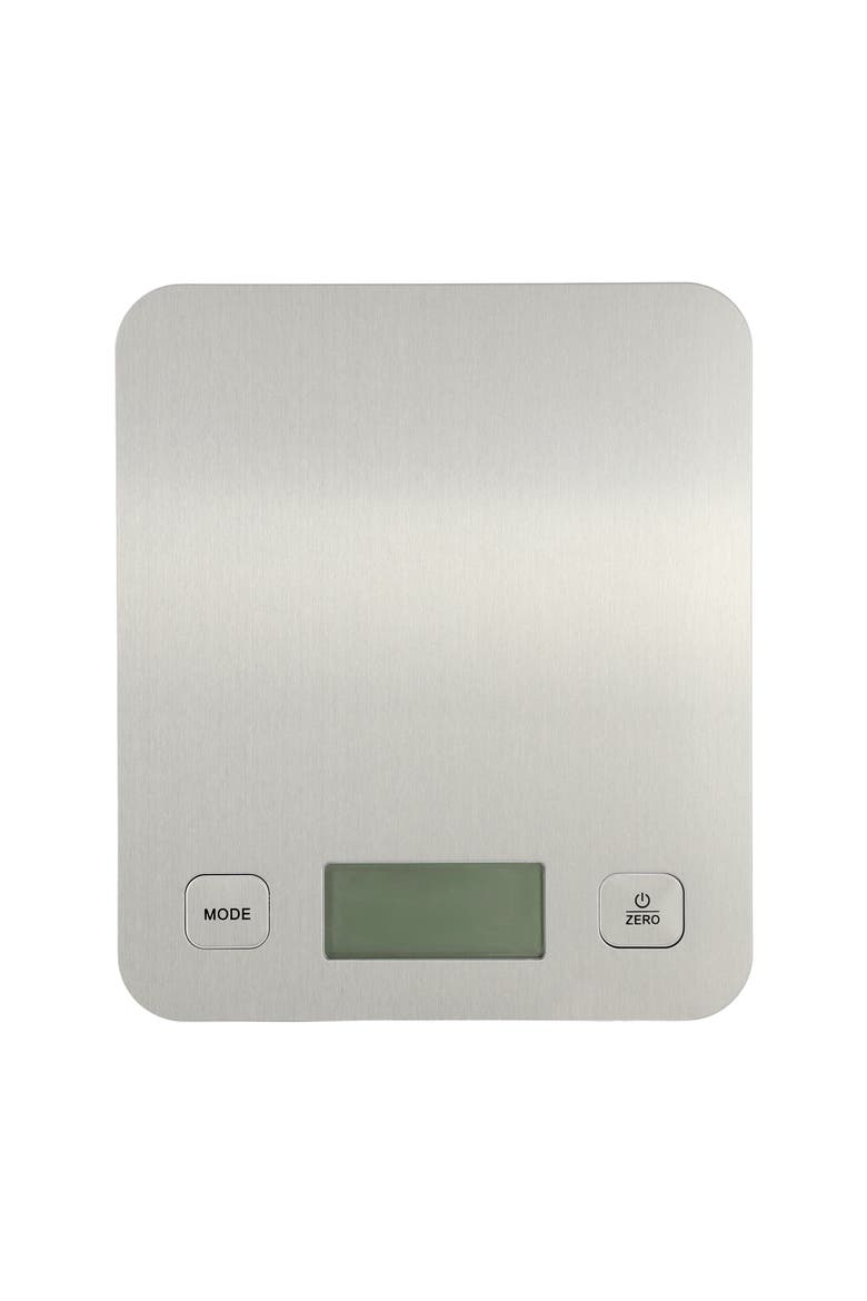 Stainless Steel Digital Kitchen Scale in Silver, Main, color, Silver