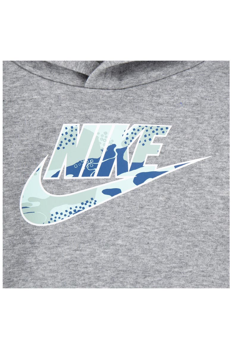 Kids' Futura Logo Fleece Sweatshirt & Joggers Set, Alternate, color, DARK GREY HEATHER