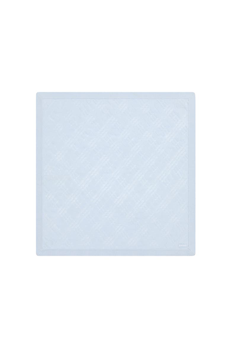 Burberry Check Cashmere Baby Blanket, Alternate, color, Dusty Blue