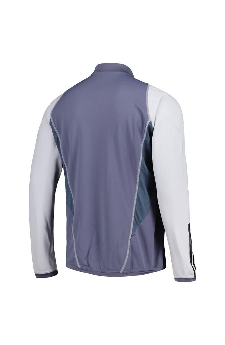 adidas Men's adidas Gray Colorado Rapids 2023 On-Field AEROREADY Quarter-Zip Training Top, Alternate, color, 