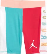 Jordan Kids' Jumpman Colorblock Stretch Cotton Bike Shorts