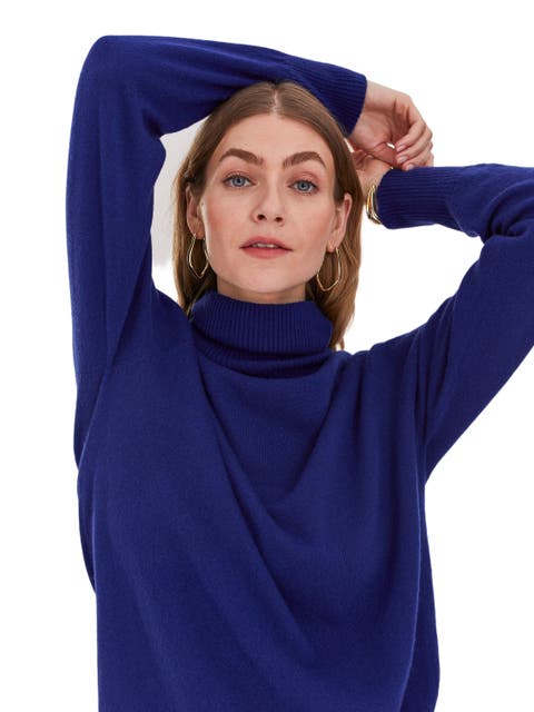 Geelong Wool Slouch Turtleneck Sweater