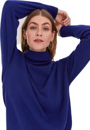 Celtic & Co. Geelong Wool Slouch Turtleneck Sweater