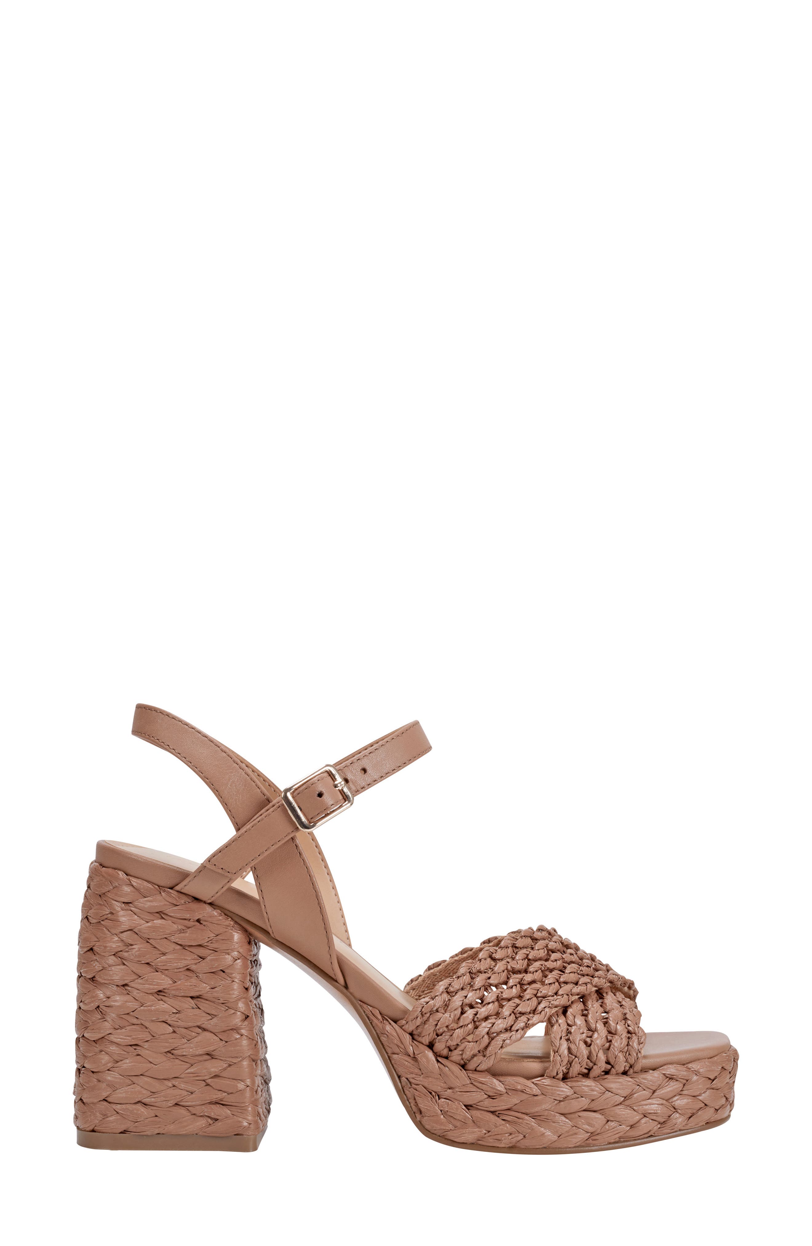 Marc Fisher LTD Juliey Ankle Strap Platform Sandal, Alternate, color, Mna01