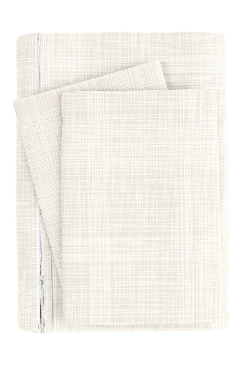 Premium Ultra Soft Thatch Pattern 3-Piece Duvet Cover Set, Alternate, color, RAY