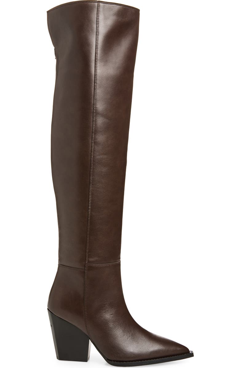 AllSaints Reina Over the Knee Boot, Alternate, color, Brown