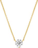 Bony Levy Prong Set Diamond Solitaire Necklace (Online Trunk Show)
