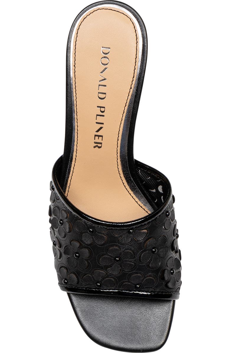 Donald Pliner Rikki Kitten Heel Slide Sandal, Alternate, color, Black