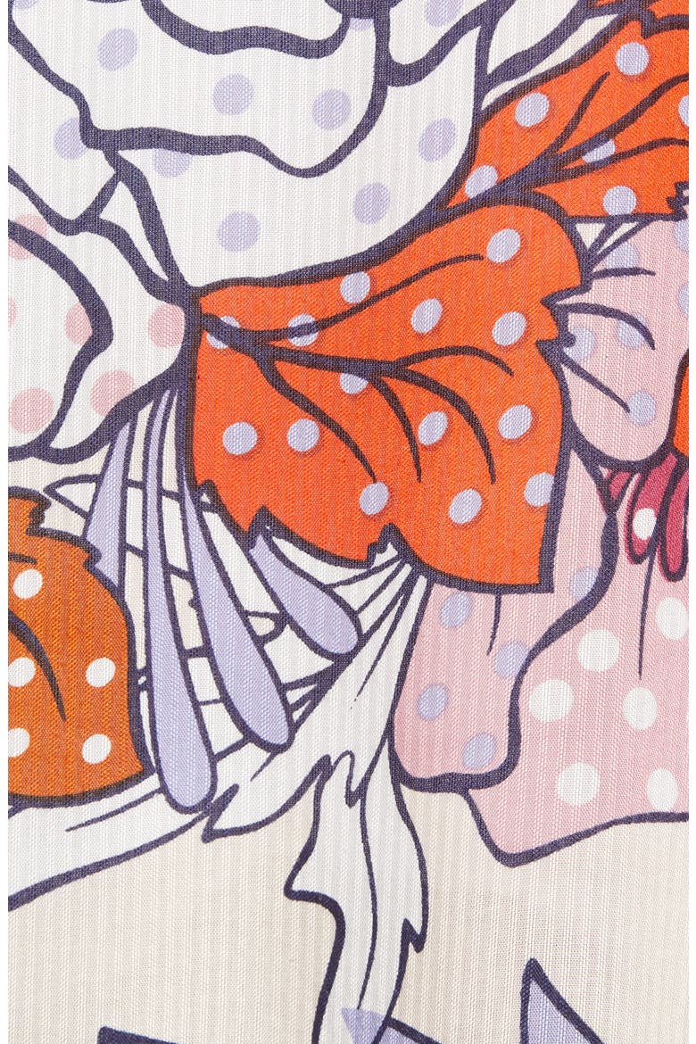 Floral Dot Ruana, Alternate, color, YELLOW MULTI