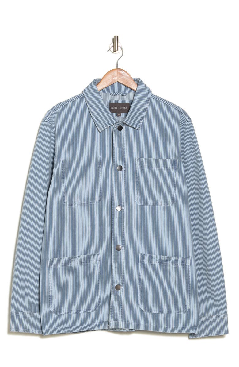 Slate & Stone Cotton Twill Chore Jacket, Alternate, color, 