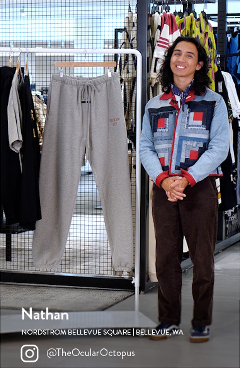 Essential Cotton Blend Fleece Sweatpants, sales video thumbnail