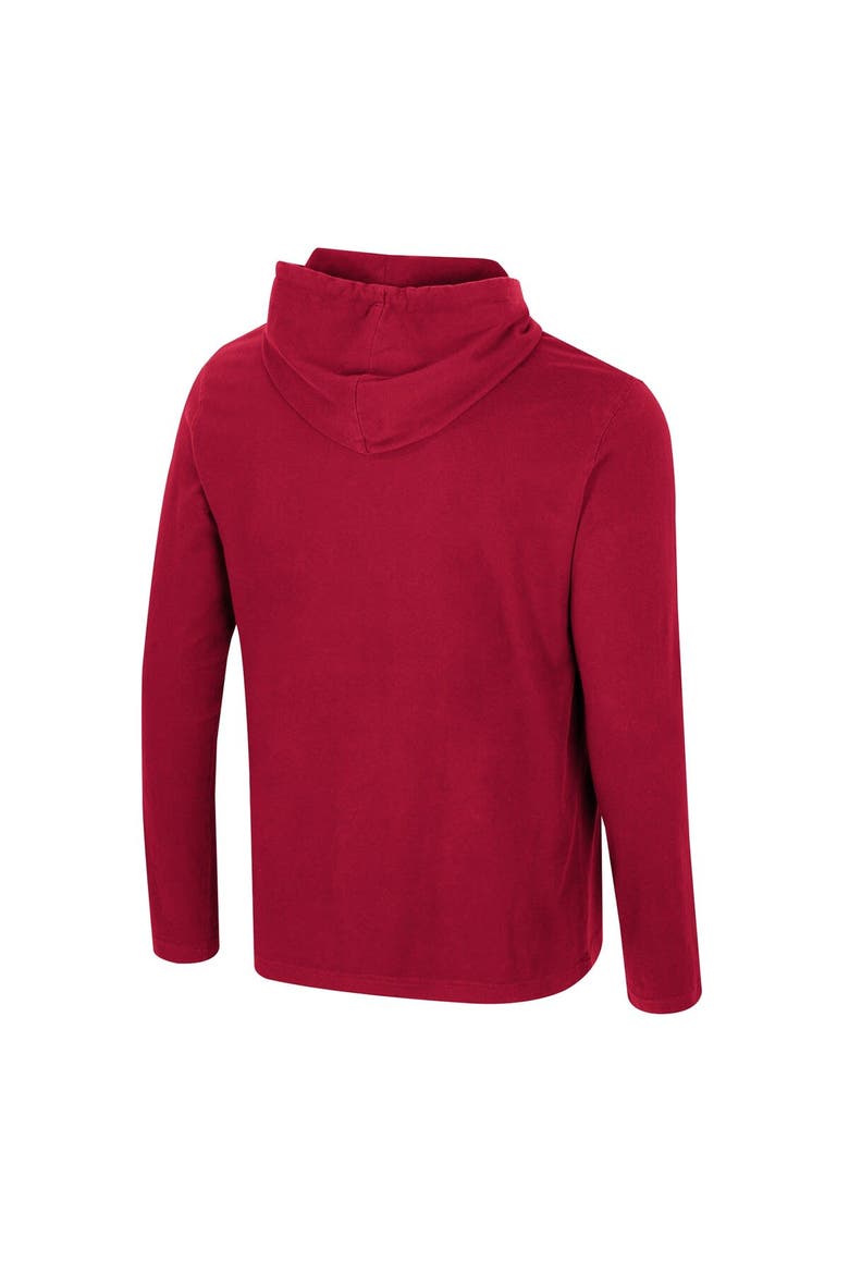 Men's Colosseum  Crimson Alabama Crimson Tide Simoleans Washed Hoodie, Alternate, color, Crimson