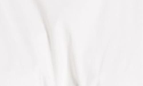 Open Edit Gathered Stretch Cotton Poplin Minidress