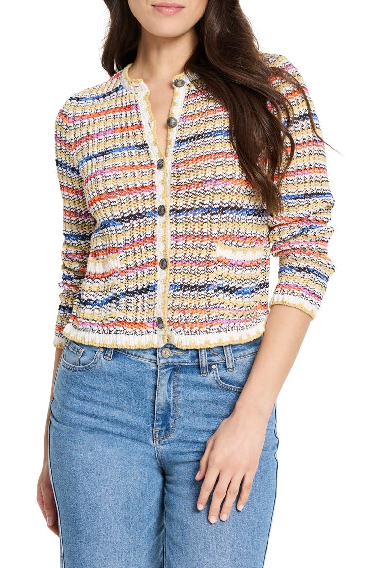 Coastal Knit Cardigan, Main, color, NEUTRAL MULTI