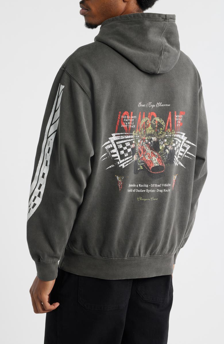 Island Avenue Formula 1<sup>®</sup> Graphic Hoodie, Alternate, color, Black