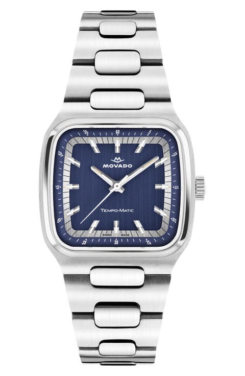 Tempomatic Automatic Bracelet Watch, 39mm