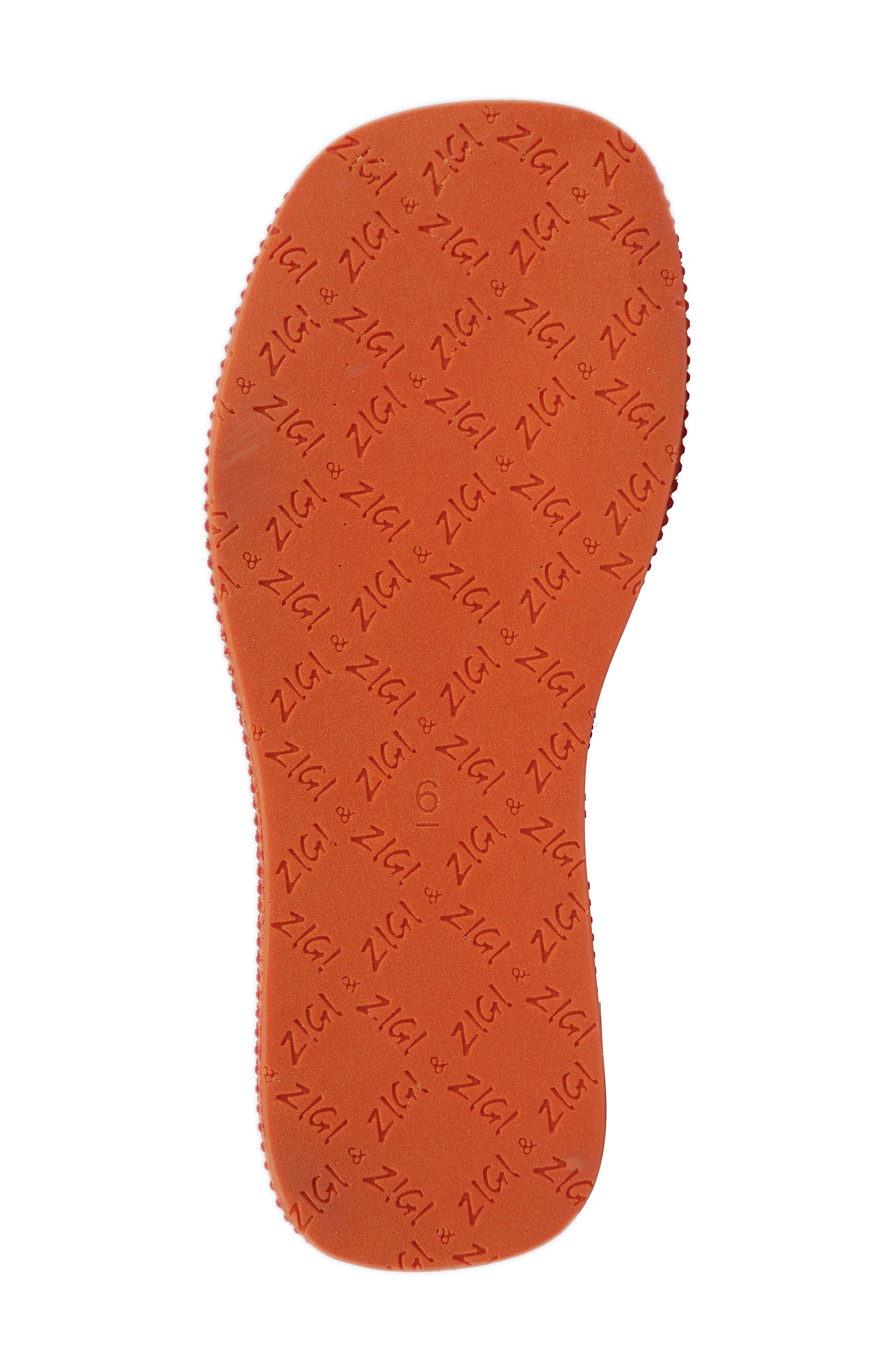 ZIGI Rosmery Platform Flip Flop, Alternate, color, Orange Suede
