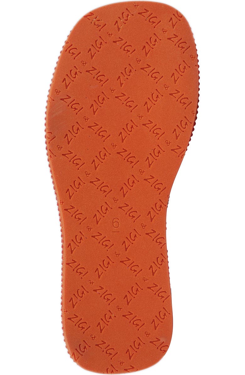 ZIGI Rosmery Platform Flip Flop, Alternate, color, Orange Suede