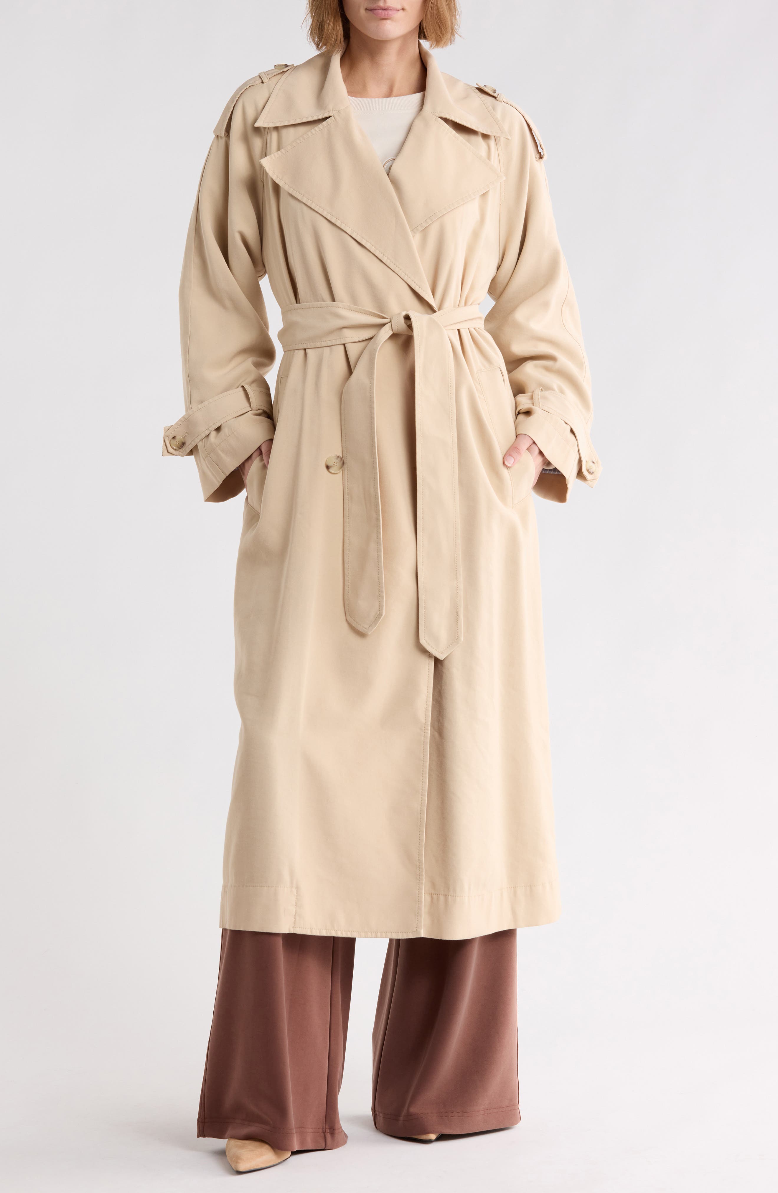 Double Breasted Trench Coat