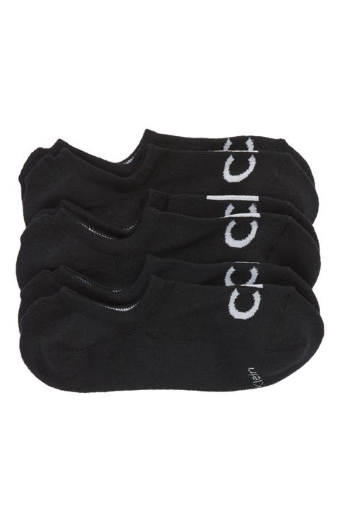 3-Pack Micro Cushion No-Show Socks