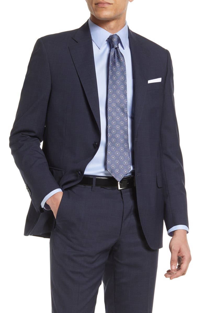 Peter Millar Tailored Wool Suit, Alternate, color,