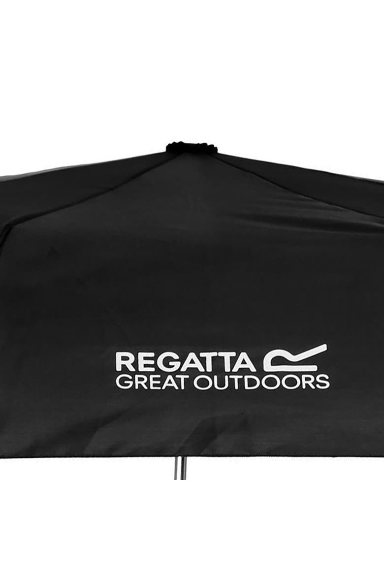 19in Folding Umbrella, Alternate, color, Black
