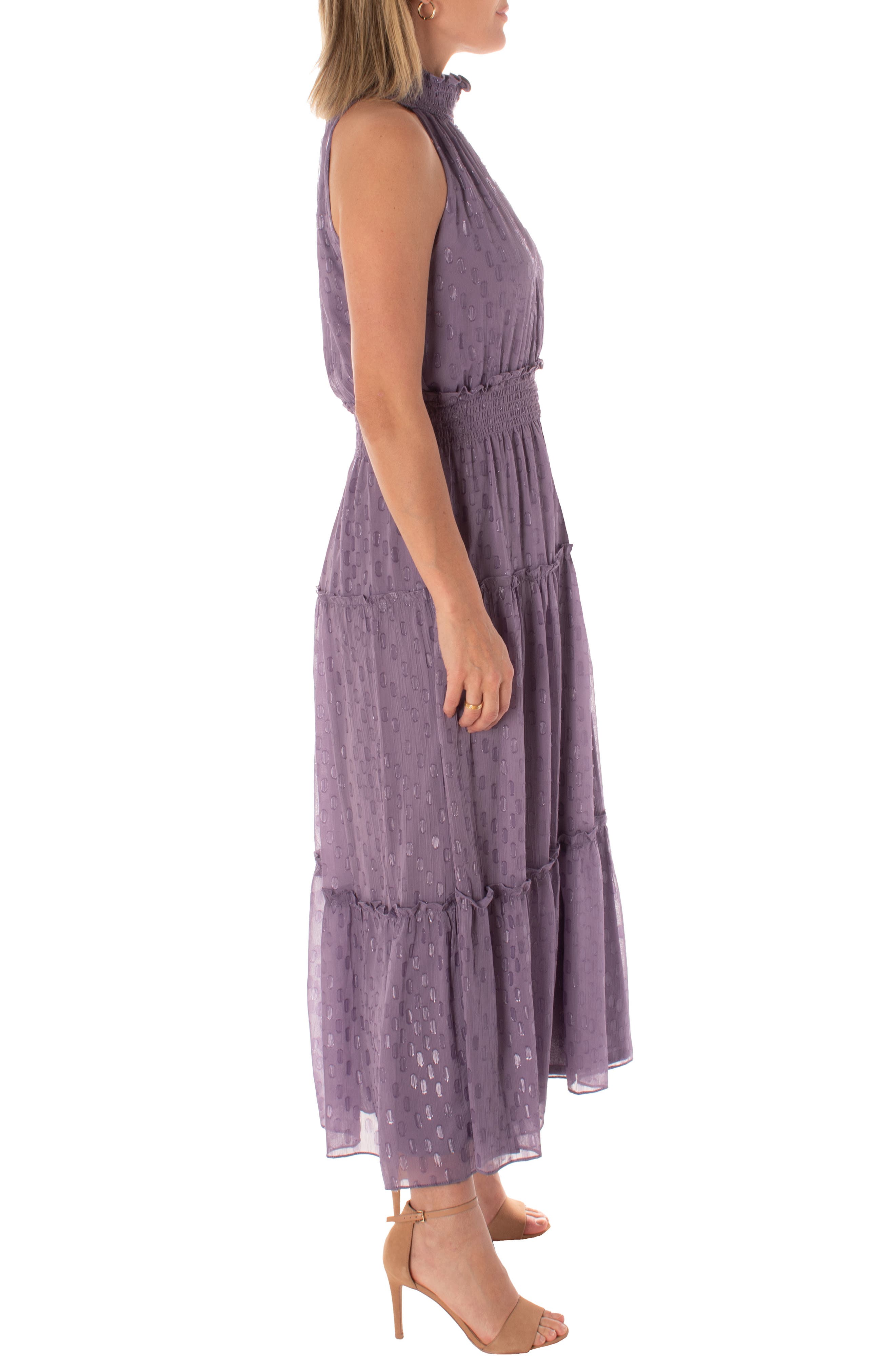 Taylor Dresses Smocked Halter Maxi Dress (Women) | Nordstromrack