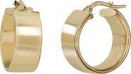 Bony Levy 14K Gold Small Wide Hoop Earrings