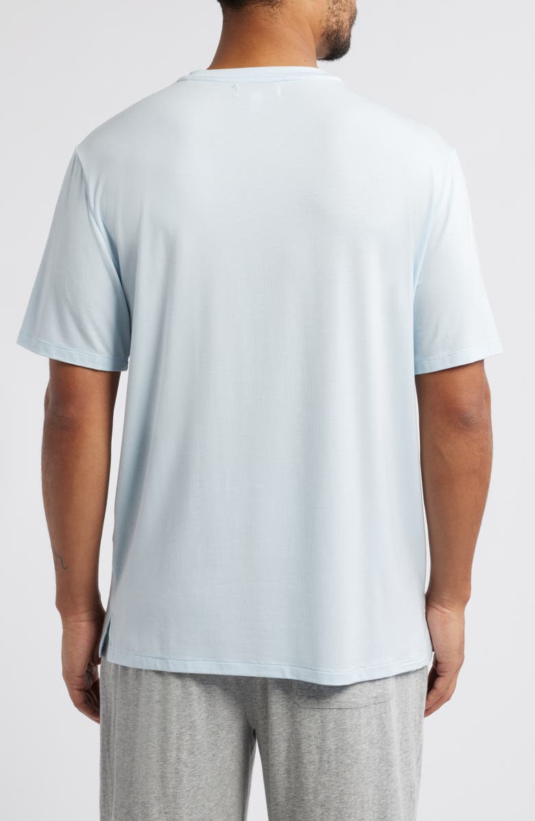 Nordstrom Moonlight Eco Stretch Modal Pajama T-Shirt, Alternate, color, Blue Drift