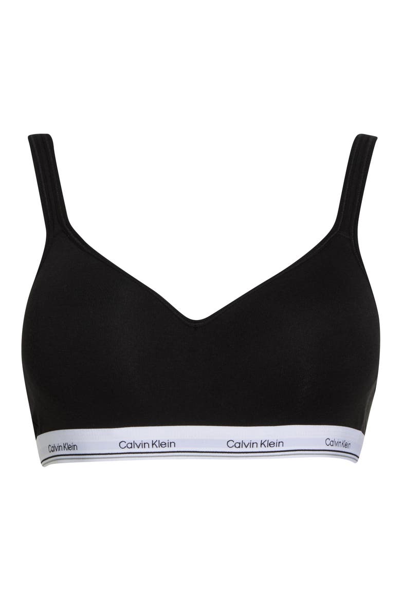 Balance Padded Wire Free Bralette, Alternate, color, BLACK