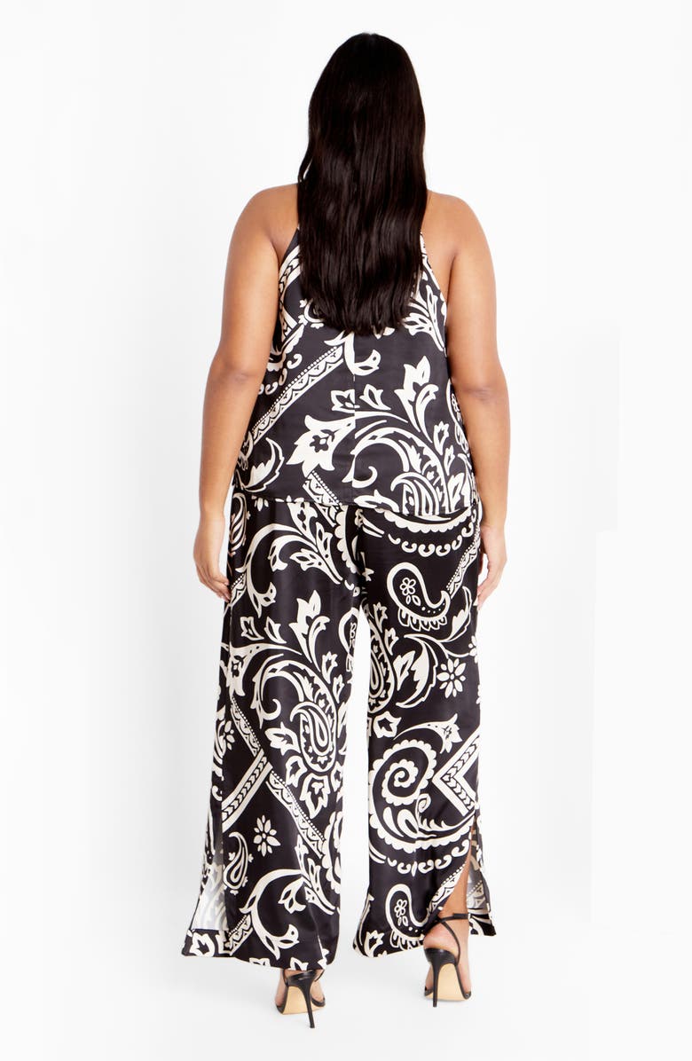 City Chic Belen Print Pull-On Pants, Alternate, color, Paisley